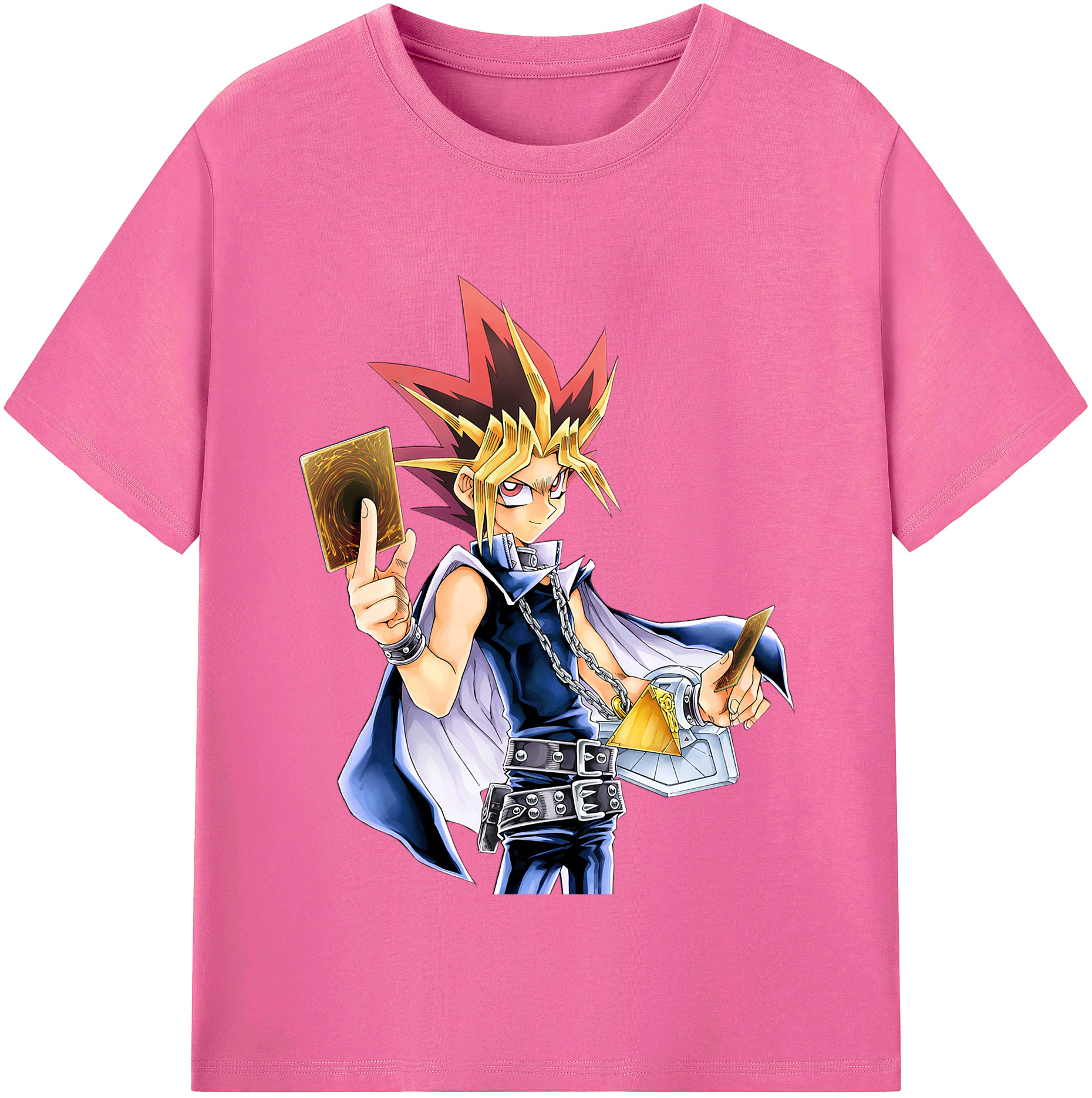 （画像用） 遊☆戯☆王 Yu-Gi-Oh! レディースカジュアルプリントTシャツ（綿100％）